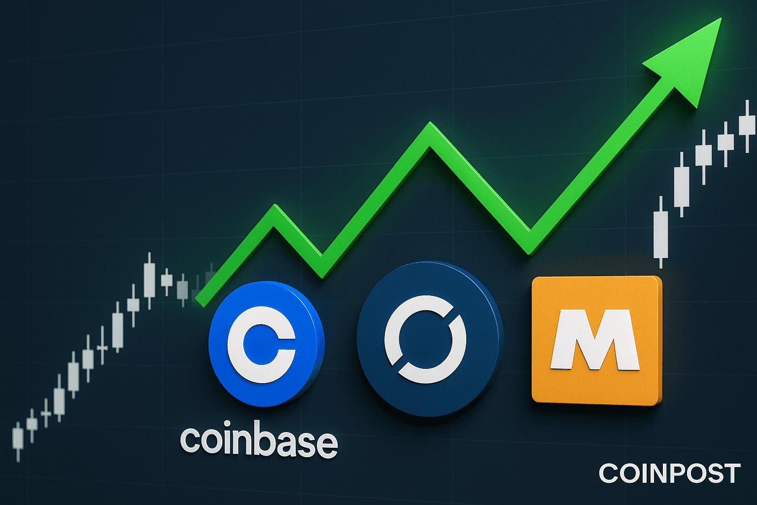 米国の仮想通貨関連株、CoinbaseやMicroStrategyがプレマーケットで上昇