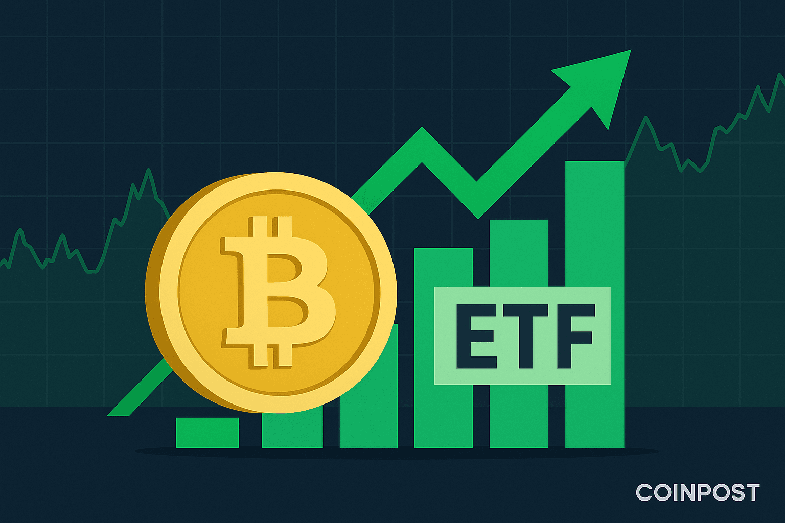 US Spot Bitcoin ETFs Record $876M Inflows on October 7