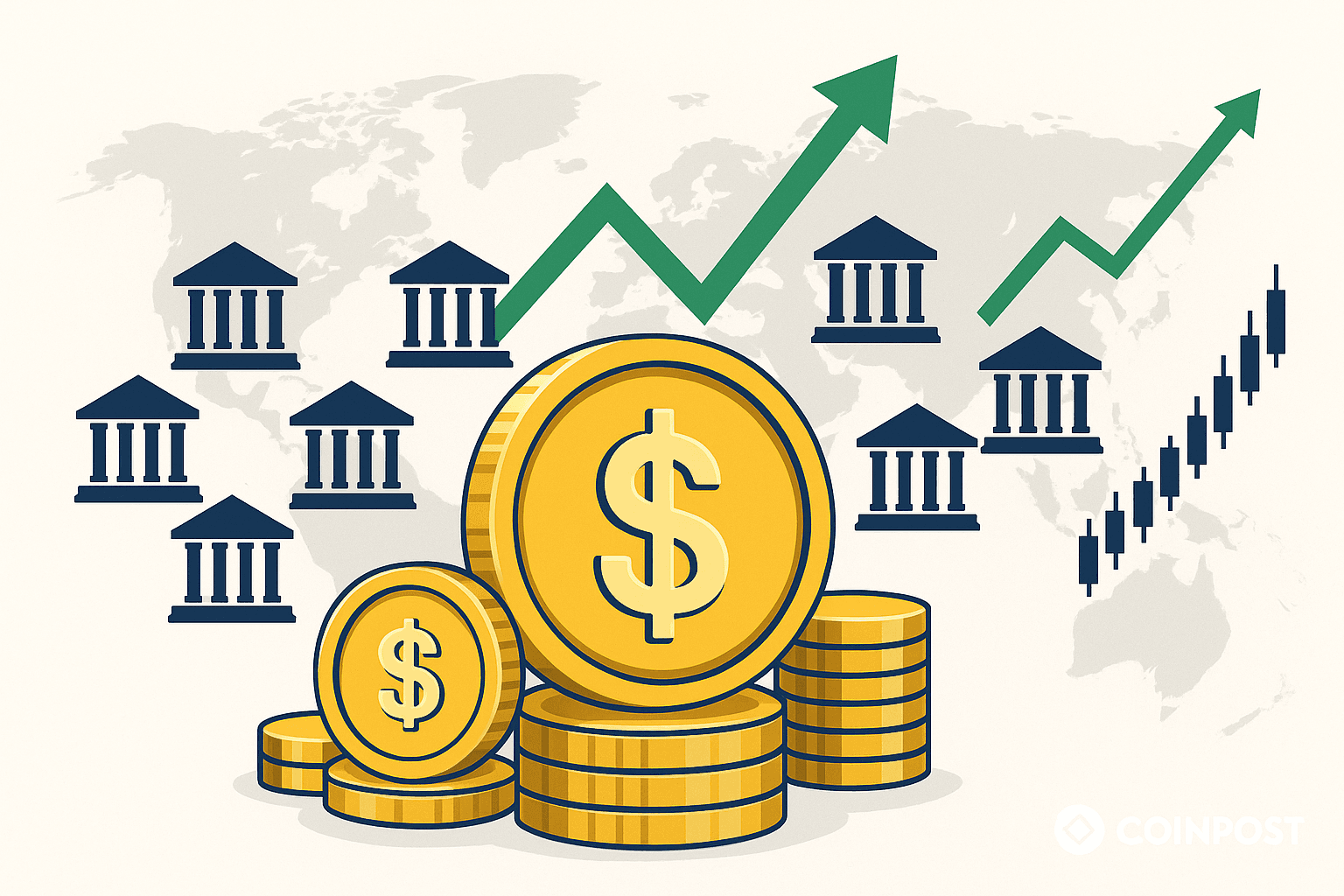 世界大手銀行、共同でステーブルコイン発行を計画