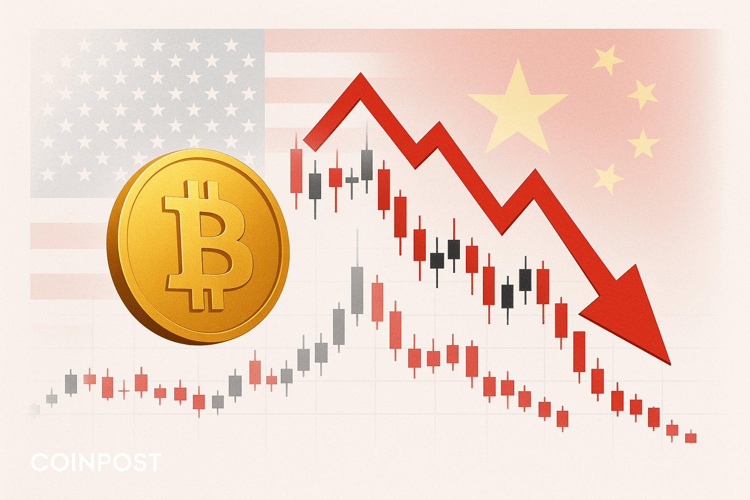 Bitcoin Falls as U.S.–China Trade War Fears Resurface