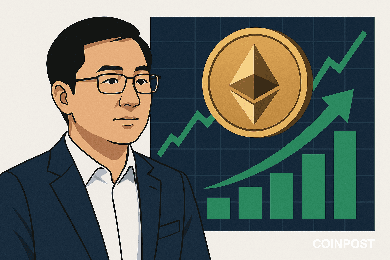 Huobi創業者リー・リン、10億ドル規模のイーサリアム基盤仮想通貨トレジャリーを設立