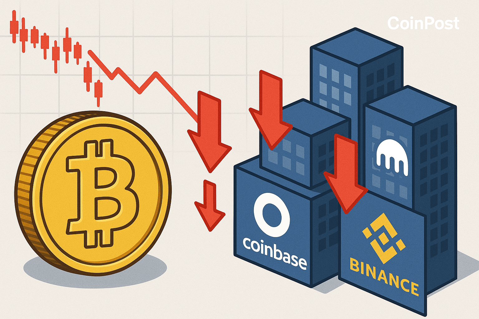 初期ビットコイン・クジラがBTC5億9300万ドルを主要取引所へ移動