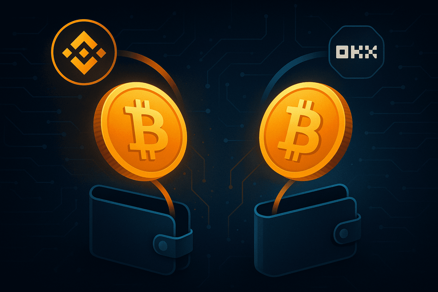 Two New Wallets Withdraw $94 Million in Bitcoin from Binance and OKX