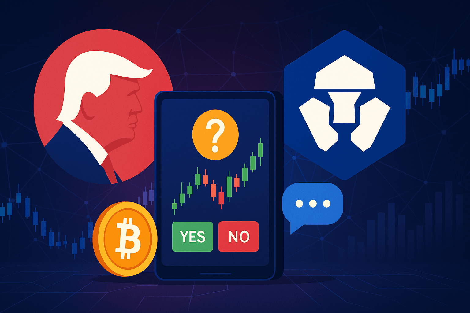 トランプ・メディアがCrypto.comと提携、Truth Social予測市場を立ち上げ