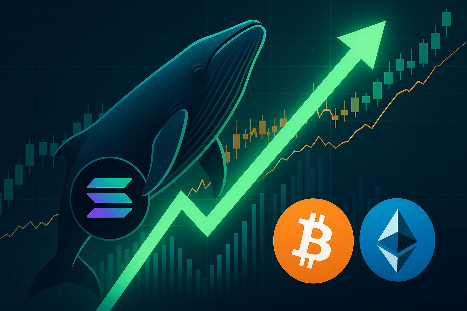 クジラのソラナ・ロングポジションが1000万ドルを超え、総保有額は4億6000万ドルを突破