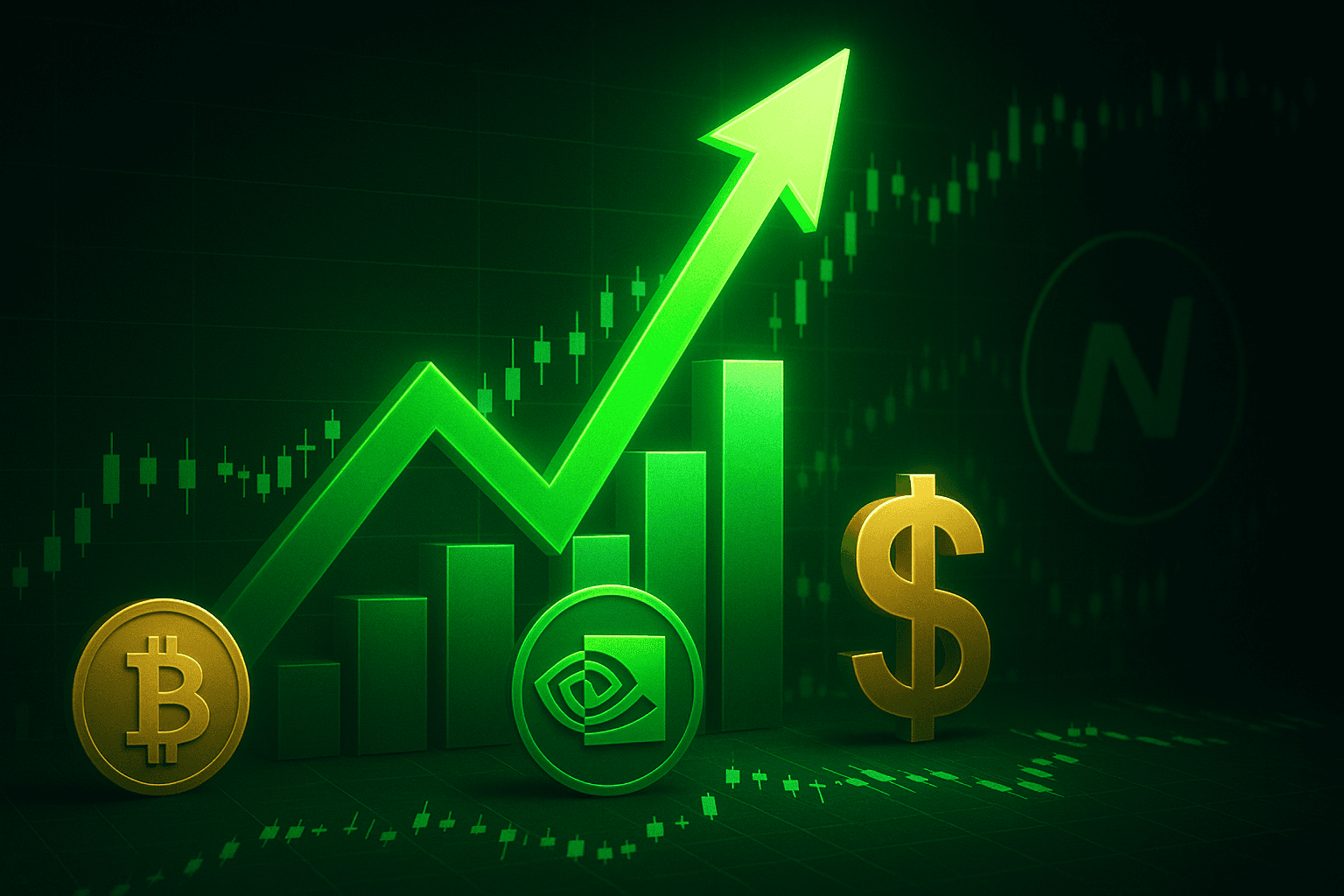 U.S. Stock Indexes Hit Records as Nvidia Gains Nearly 5%