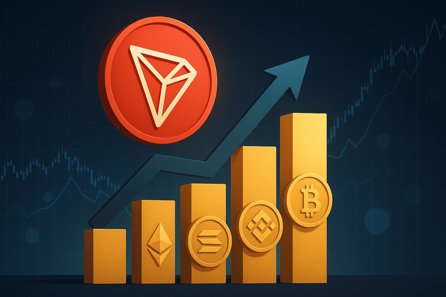 Tron Leads Blockchain Fee Revenue with $6.16M in Weekly Earnings