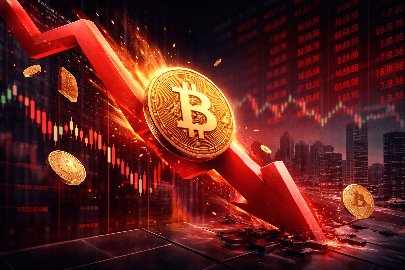 ビットコインが8万8000ドルを下回り、米国上場の仮想通貨関連株に圧力