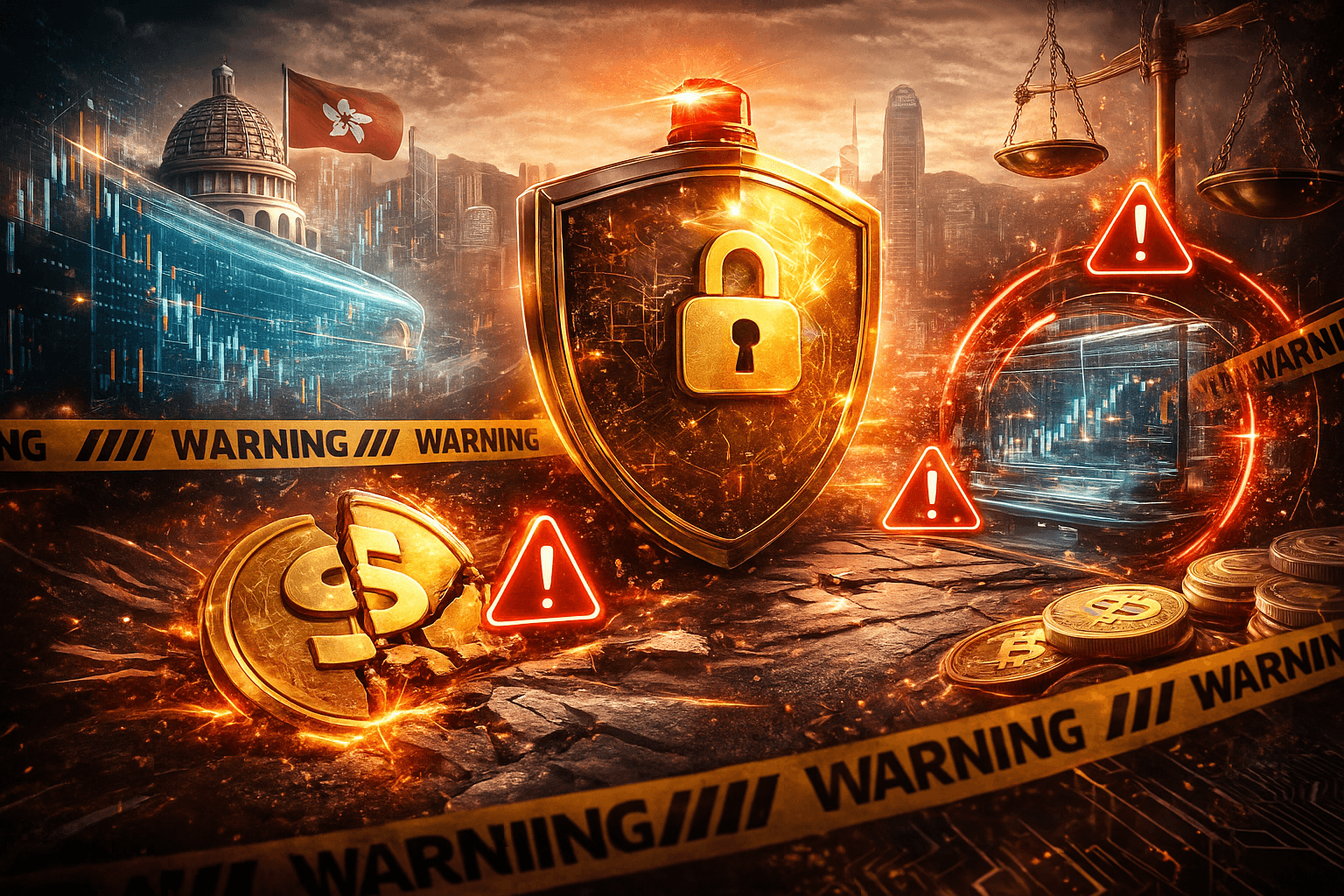 香港規制当局、HKTWeb3、AmazingTech、9M AI、Hong Kong Stablecoin Exchangeを無許可営業で警告