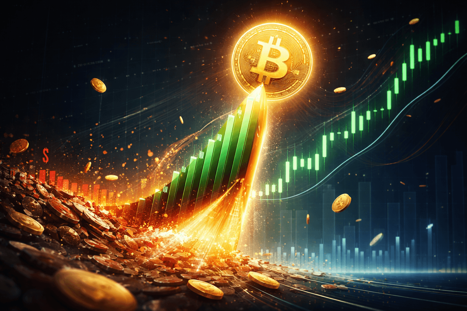 ビットコインが9万ドルに急騰、1億1000万ドル超のショートポジションが清算