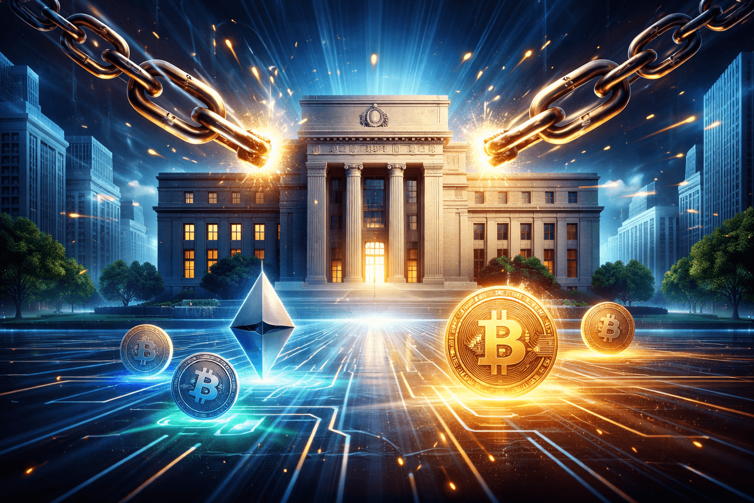 米連邦準備制度、州加盟銀行に対する2023年の仮想通貨規制を撤廃