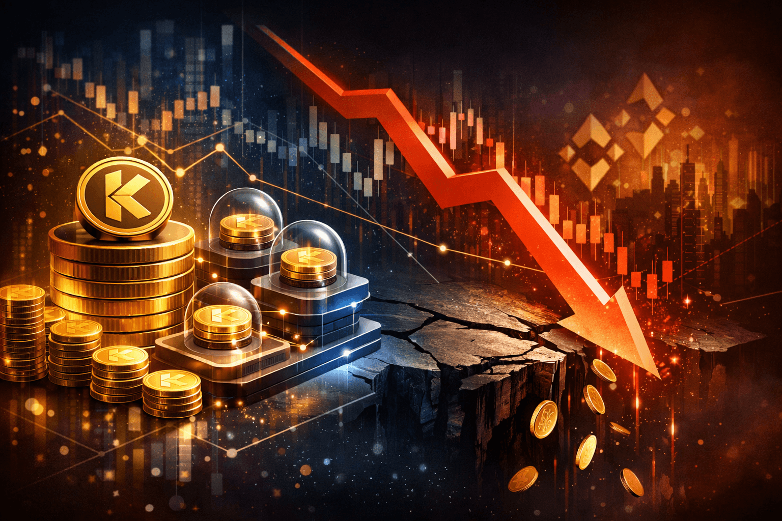 Kaito Dune Data Reveals $14.16 Million in KAITO Staked Amid 19% Decline