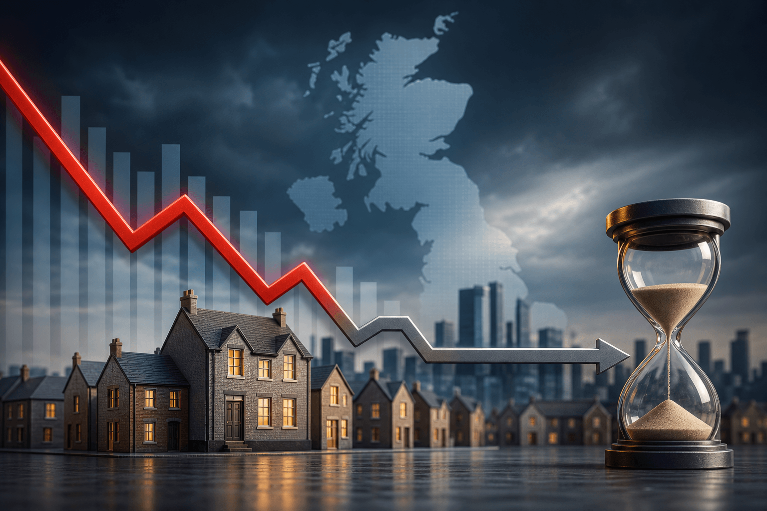 UK house-price growth slows to 0.5% in October 2026