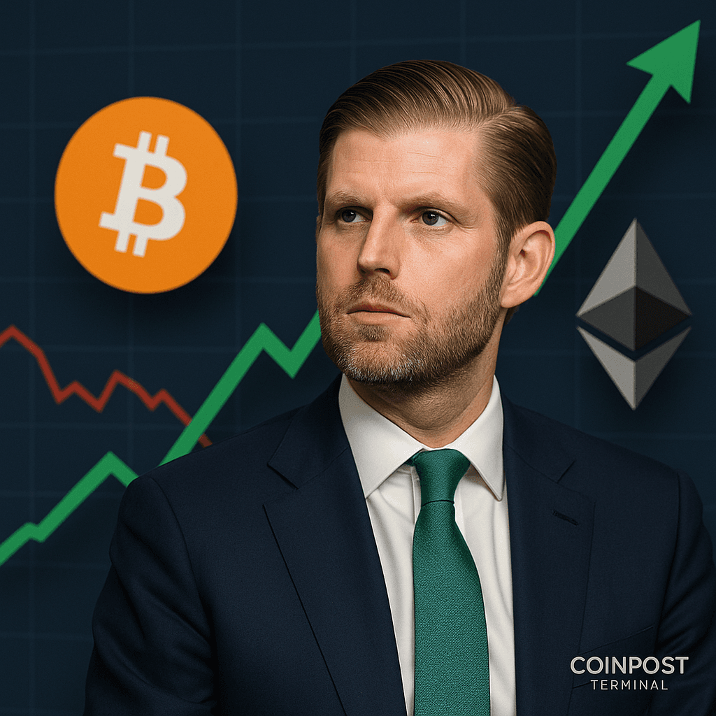 Eric Trump Encourages Followers to 'Buy the Dip' in Bitcoin and Ethereum